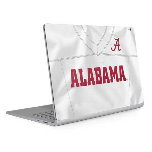 University of Alabama White Jersey Surface Book 2 13.5in Skin